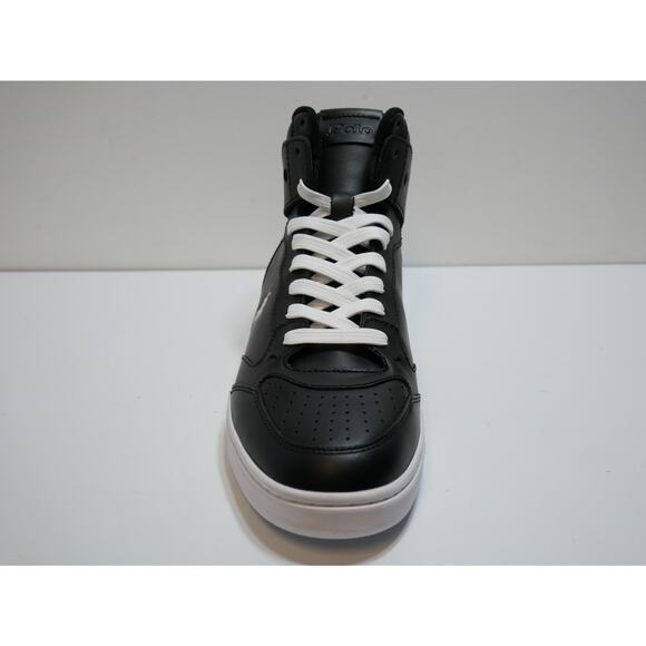 NEW POLO RALPH LAUREN COURT LEATHER HIGH TOP BLACK SNEAKER SHOES MENS SIZE - 10 - Picture 7 of 16